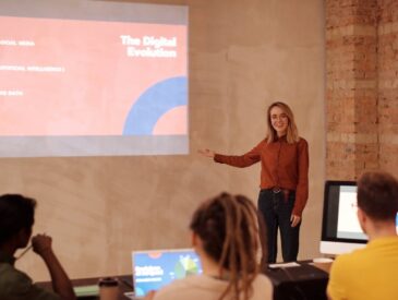 Een overtuigende presentatie met een beamer die indruk maakt